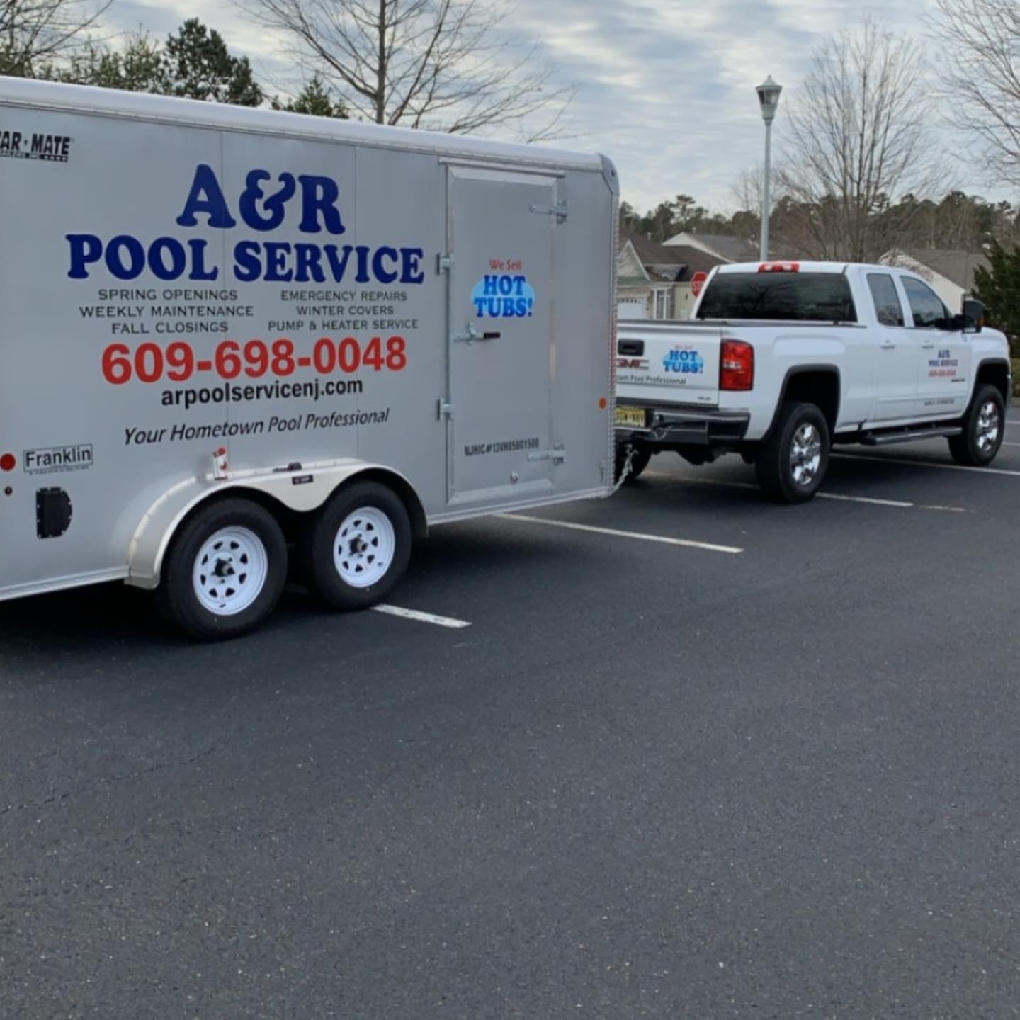 A&R Pools & Spas Service Vehicle